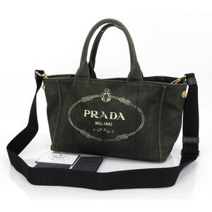 Prada Canvas Tote Bag